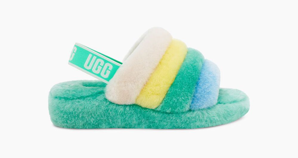 Ugg Slides Canada - Ugg Women's Fluff Yeah Turquoise